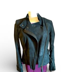 HUGO BOSS  Jumma soft leather Biker Jacket size S